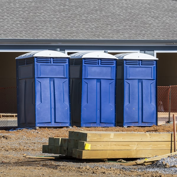 what is the expected delivery and pickup timeframe for the porta potties in Port Reading